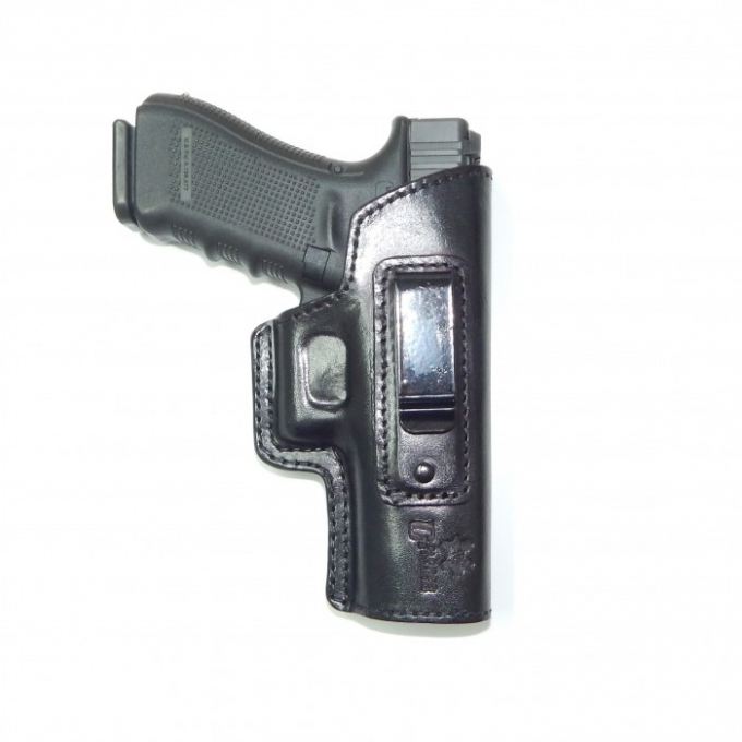 Coldre de Couro Velado Pistola Glock G17