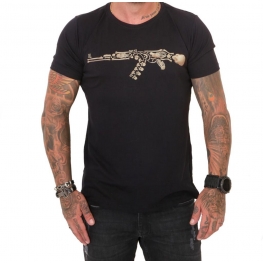 Camiseta 308 Skeleton Gun