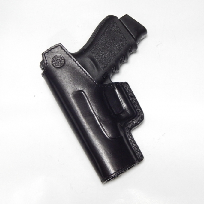 Coldre de Couro Velado Pistola Glock G22